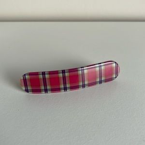 J. Crew Plaid Hair Clip